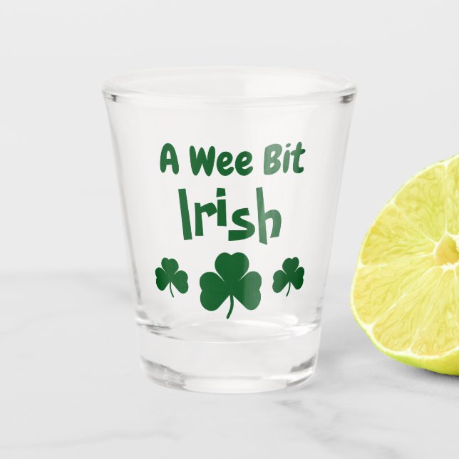Vaso De Chupito Un Irlandés De Boca (Anverso)