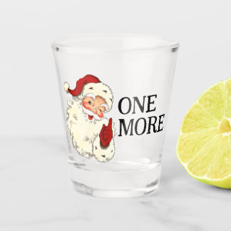Vaso De Chupito UN MÁS Santa Claus Vintage Retro Alegre Navidad