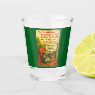 Vaso De Chupito Un ratón borracho: Caos en la tarjeta de Navidad