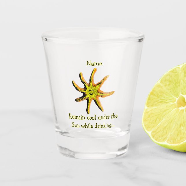 Vaso De Chupito Un rayo de felicidad (Anverso)