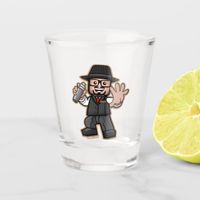 Vaso De Chupito ¡Un Richard Shot Glass oficial de 3 pulgadas! Rich (Anverso)