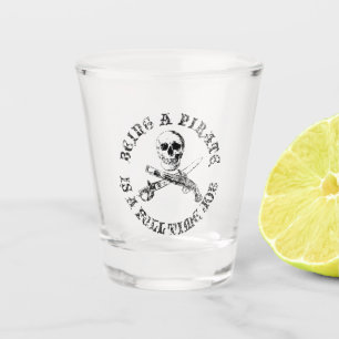 Vaso De Chupito Un vidrio caliente de SKULL de la vida de los pira