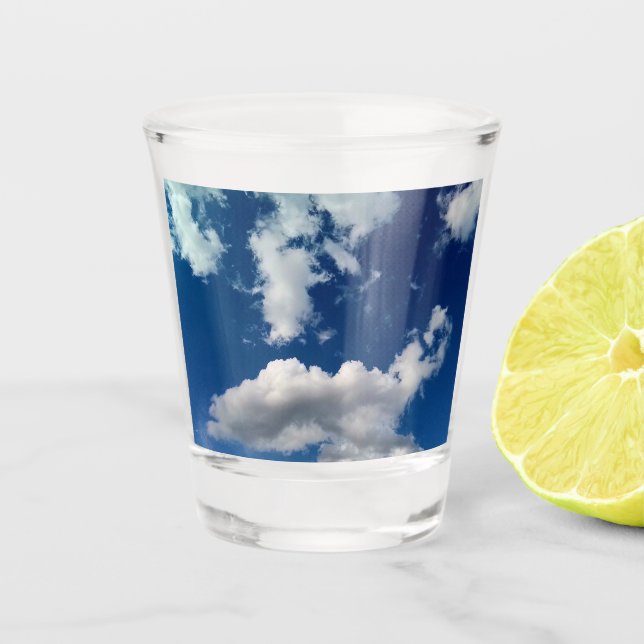 Vaso De Chupito Una larga nube suave (Anverso)
