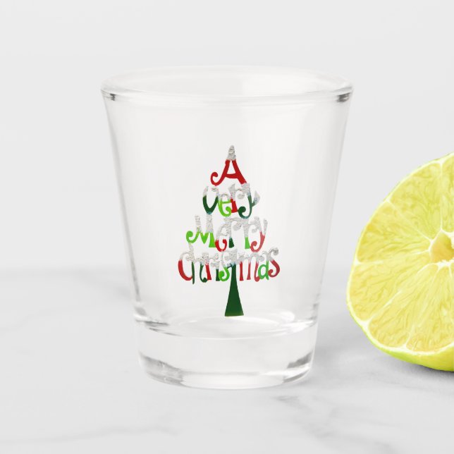 Vaso De Chupito Una Navidad Muy Feliz (Anverso)