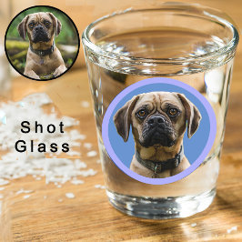 Vaso De Chupito Unique Personalized First Pet Dog Lover Photo Gift