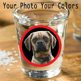 Vaso De Chupito Unique Personalized First Pet Dog Lover Photo Gift