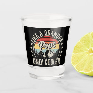 Vaso De Chupito Ups como un abuelo sólo retro más frío