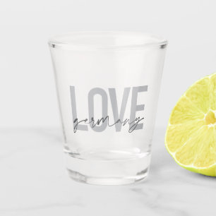Vaso De Chupito Urbano, moderno, simple, genial diseño Love German