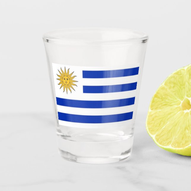 Vaso de chupito Uruguay (Anverso)