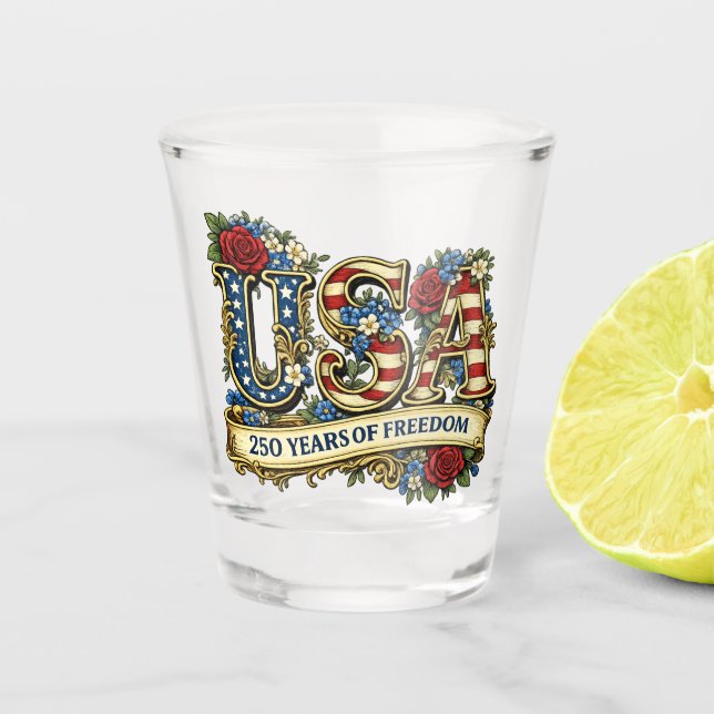 Vaso De Chupito USA America's 250th Anniversary (Anverso)