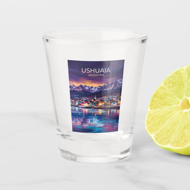 Vaso De Chupito Ushuaia Argentina (Anverso)