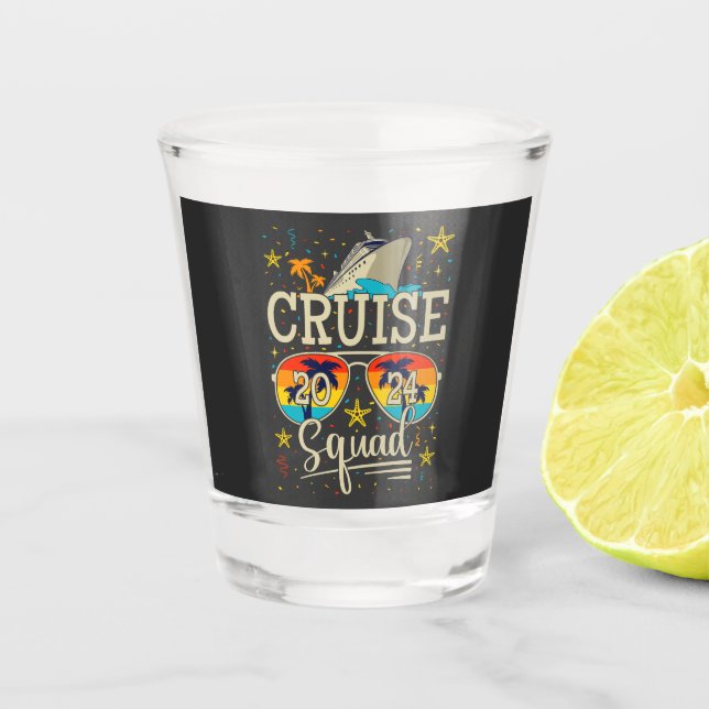 Vaso De Chupito Vacaciones de crucero 2024 (Anverso)
