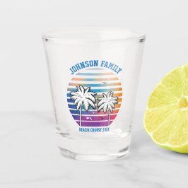 Vaso De Chupito Vacaciones de crucero personalizadas para la reuni