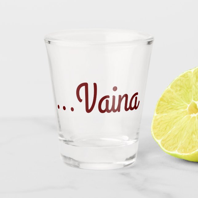 Vaso De Chupito Vaina (Anverso)