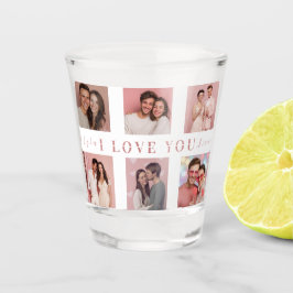 Vaso De Chupito Valentine's Day Shot Glass | Custom Couple Photos