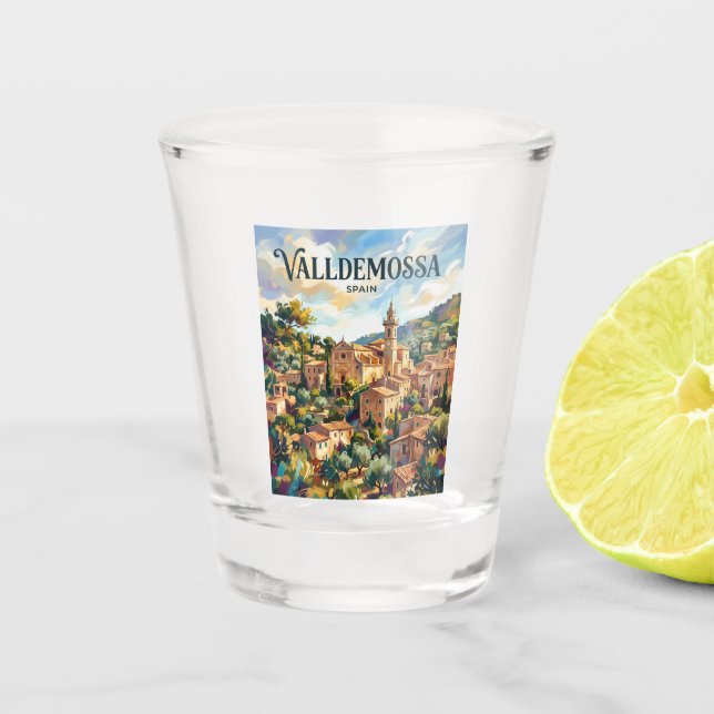 Vaso De Chupito Valldemossa España (Anverso)