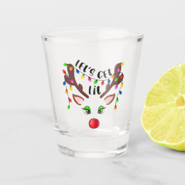 Vaso De Chupito Vamos a conseguir Navidades de renos ligeros