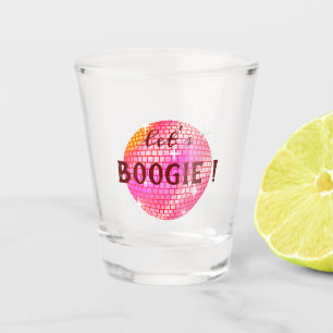 Vaso De Chupito ¡Vamos Boogie! bola disco rosada
