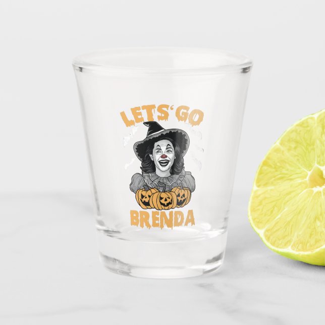 Vaso De Chupito Vamos Brenda Spooky Halloween Kamala Harris (Anverso)
