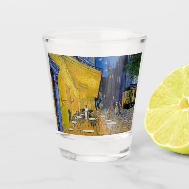 Vaso De Chupito Van Gogh - La terraza del café (Anverso)