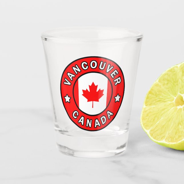 Vaso De Chupito Vancouver Canadá (Anverso)