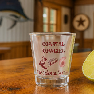 Vaso De Chupito vaquera rosada