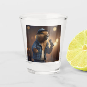 Vaso De Chupito "Vaquero de Capybara: Serenading the Wild West"