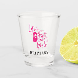 Vaso De Chupito Vaquero Rosa Personalizado Vamos Chicas