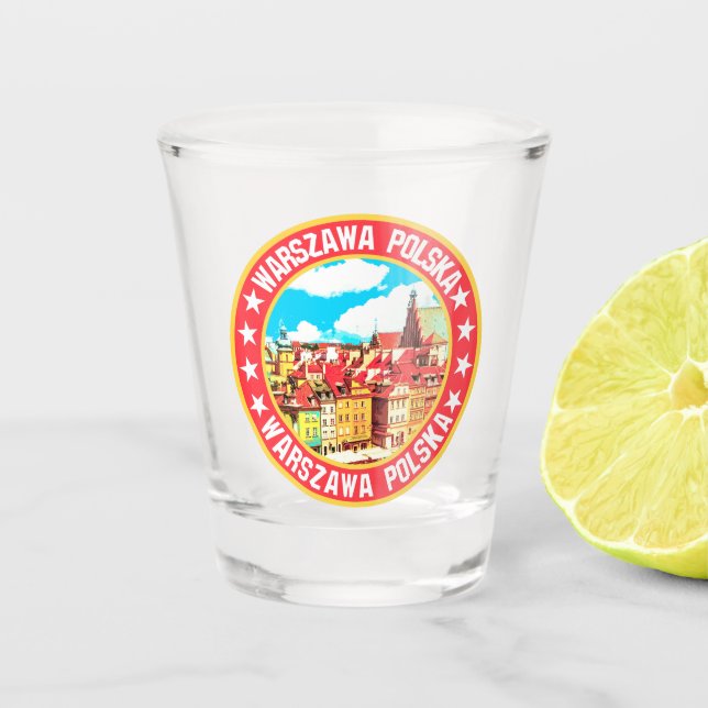Vaso De Chupito Varsovia (Anverso)