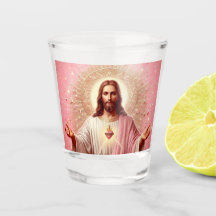 ¡Vasos de chupito de Jesús Rosa!