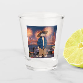 Vaso De Chupito Vato Lobo El 4 de julio