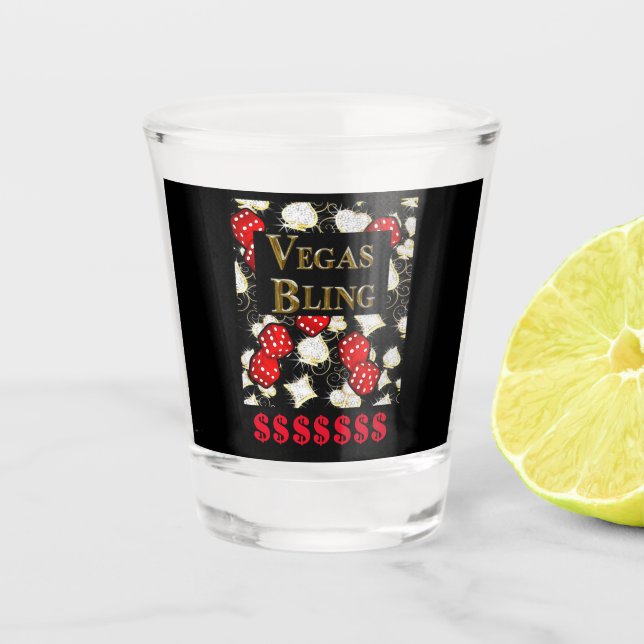 VASO DE CHUPITO VEGAS BLING (Anverso)