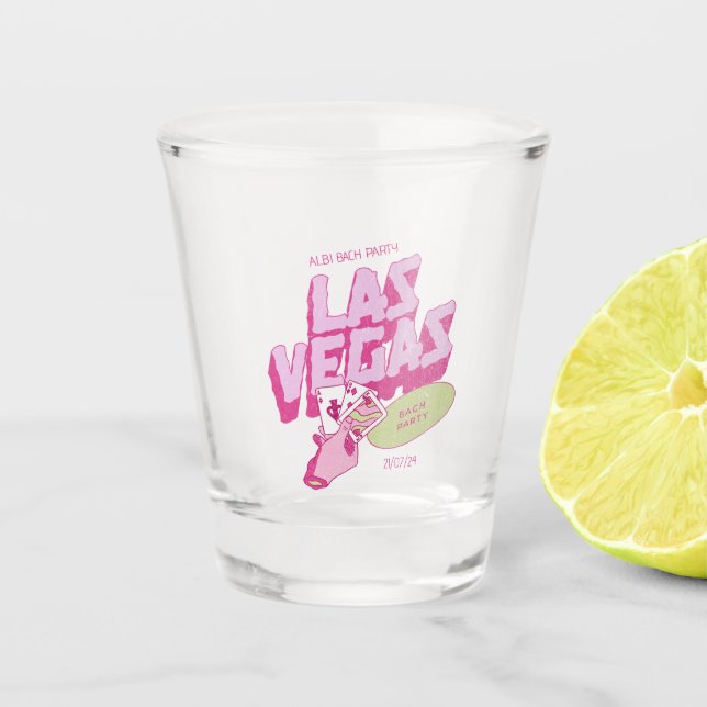 Vaso De Chupito vegas casino bachelorette (Anverso)