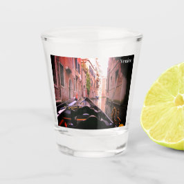 Vaso De Chupito Venecia Gondola Ride de la tarjeta de vacaciones i