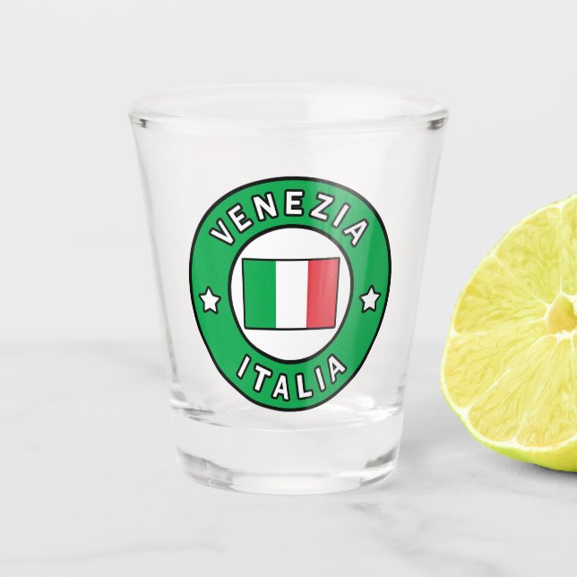 Vaso De Chupito Venecia Italia (Anverso)