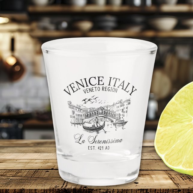 Vaso De Chupito Venice Italy Cute Old Landscape (Subido por el creador)