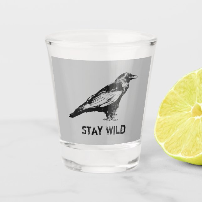 Vaso De Chupito Ventaja de Stay Wild (Anverso)