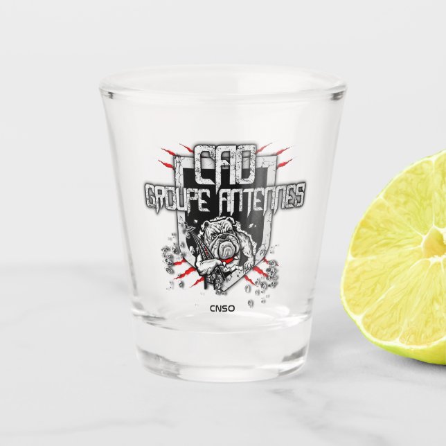 VASO DE CHUPITO VERRE A SHOT ANTENNES (Anverso)