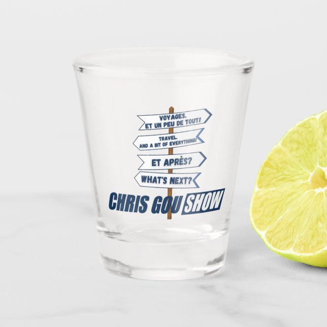Vaso De Chupito Verre Un Espectáculo De Chris Gou Disparado (Anverso)