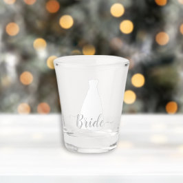 Vaso De Chupito Vestido de novia blanco Carolina Blue para novia