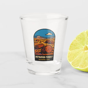 Vaso De Chupito Viaje Antiguo Parque Nacional Bosque Petrificado