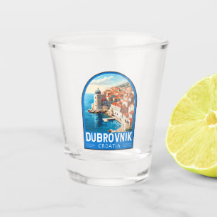 Vaso De Chupito Viaje de arte de Dubrovnik Croacia