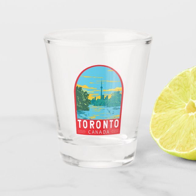 Vaso De Chupito Viaje de arte de Toronto Canadá (Anverso)