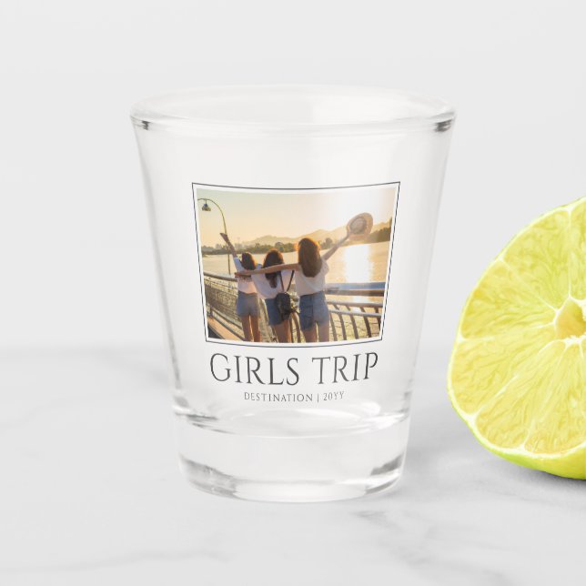 Vaso De Chupito Viaje de Chicas de moda | Chicas Personalizado de  (Anverso)