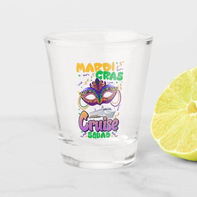Vaso De Chupito Viaje de vacaciones en cruceros al Carnaval de Mar (Anverso)