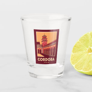 Vaso De Chupito Viaje de Vintage Córdoba España Retro Scenic