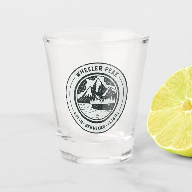 Vaso De Chupito Viaje en bicicleta de senderismo por el Nuevo Méxi (Anverso)