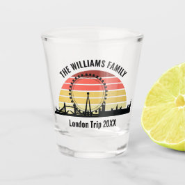 Vaso De Chupito Viaje familiar de Personalizados Sunset en Londres