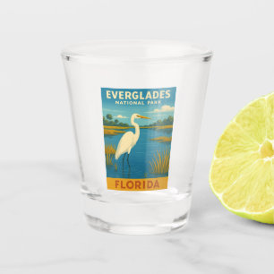 Vaso De Chupito Viaje retro vintage Florida Everglades