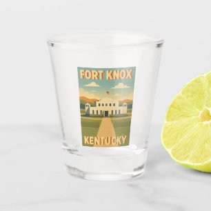 Vaso De Chupito Viaje Vintage Fort Knox Kentucky Retro Graphic